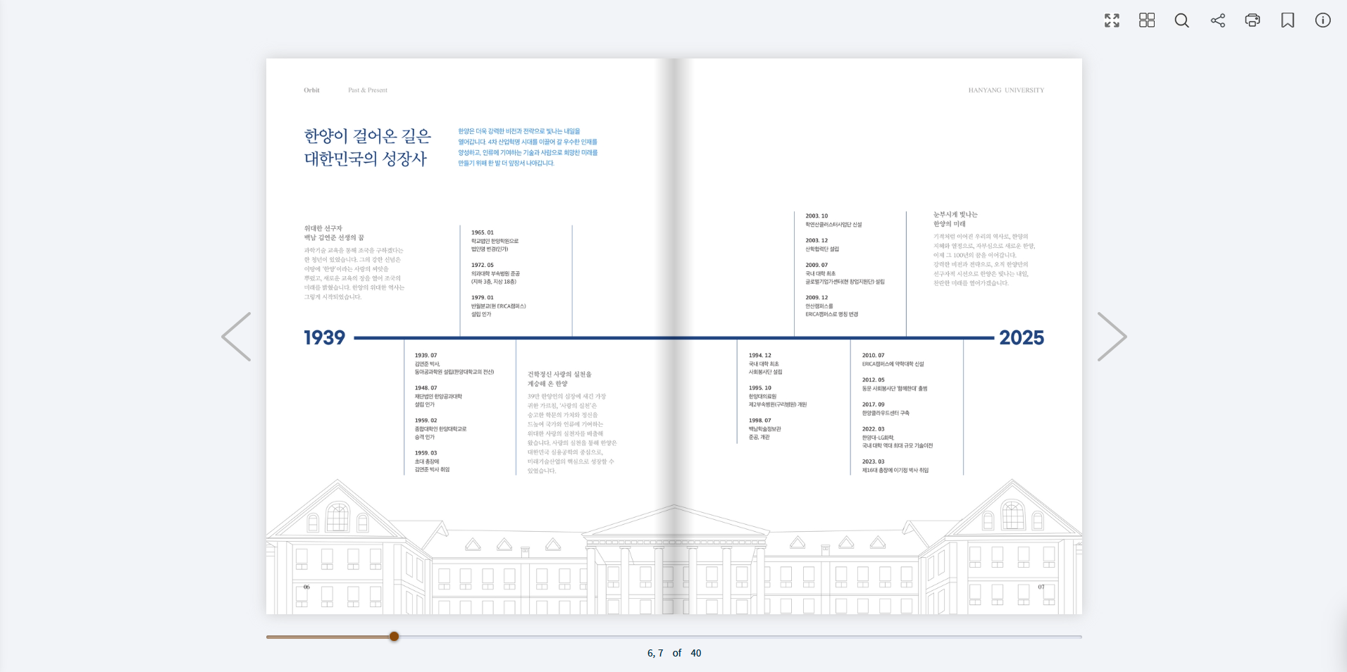 한양대학교 e-Book 뷰어